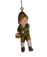 Hallmark Tree Trimmer Drummer Boy Christmas Figurine Ornament 1975 MCM 3&quot; - £19.13 GBP