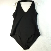F2CLO Classic Bodysuit Womens Size Medium Black Sleeveless Halter Neck O... - £5.21 GBP