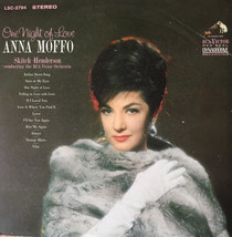  Anna Moffo  ‎– One Night Of Love  - $6.11
