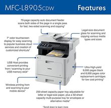 Brother Mfc L8905CDW All In One Color Mfc Plus 2nd Tray LT340CL - $1,099.99
