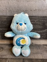 Care Bears Blue Bedtime Bear Plush  Stuffed Animal Toy 8&quot; Vintage 2002 - $11.14