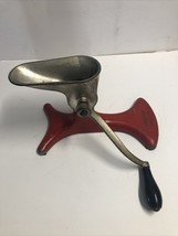 Vintage Enterprise Red Meat Grinder Chopper Grinder Number K-1978 - $24.00