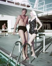 Fernando Lamas Arlene Dahl in swimwear by Ambassador Hotel L.A. pool 8x10 photo - £7.64 GBP