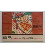 VTG Mexi-Pep Louisiana Hot Sauce Creole Recipe Booklet 1950s Advertisement - £138.02 GBP