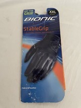 Bionic Men&#39;s StableGrip with Natural Fit BLACK Golf Glove - LH Golfer XXL - $24.31