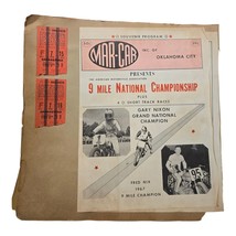 1967,  9 Mile National Championship Motorcycle Racing Oklahoma City, Tickets Lot - £19.46 GBP