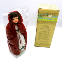 1985 Avon Fairy Tale collection Little Red Riding Hood Porcelain Doll Sealed 7&quot; - £22.32 GBP