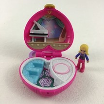 Polly Pocket Sashay Ballet Compact Playset Heart Mini Doll Figure 2017 Mattel - $21.73