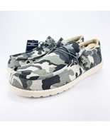 Hey Dude Wally Camo Slip On Loafers Shoes for Men Size 12 Canvas New - $47.36