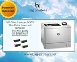 HP Laserjet M553N B5L24A   Network Color Printer PLUS Extra Toner set SU... - $759.99