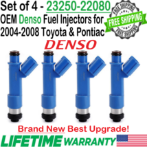 NEW Denso OEM x4 Best Upgrade Fuel Injectors For 2005, 2006 Pontiac Vibe... - $253.93