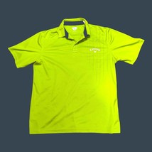 Callaway Mens XL Lime Green Polo Golf Athletic Shirt READ - $14.99
