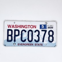 2020 United States Washington Evergreen Passenger License Plate BPC0378 - $18.80