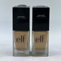 ELF Flawless Satin Foundation 250 Buff Medium Coverage .68 oz. New Lot Of 2 - €14,17 EUR ELF Flawless Satin Foundation 250 Buff Medium Coverage .68 oz. New Lot Of 2 - €14,17 EUR