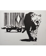 BANKSY Signed - Barcode Leopard - Certificate (Banksy Art, Banksy Wall A... - £109.38 GBP