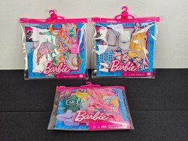Lot of 3 NIP Mattel Barbie Jurassic World Storytelling Fashion Clothes - £14.86 GBP