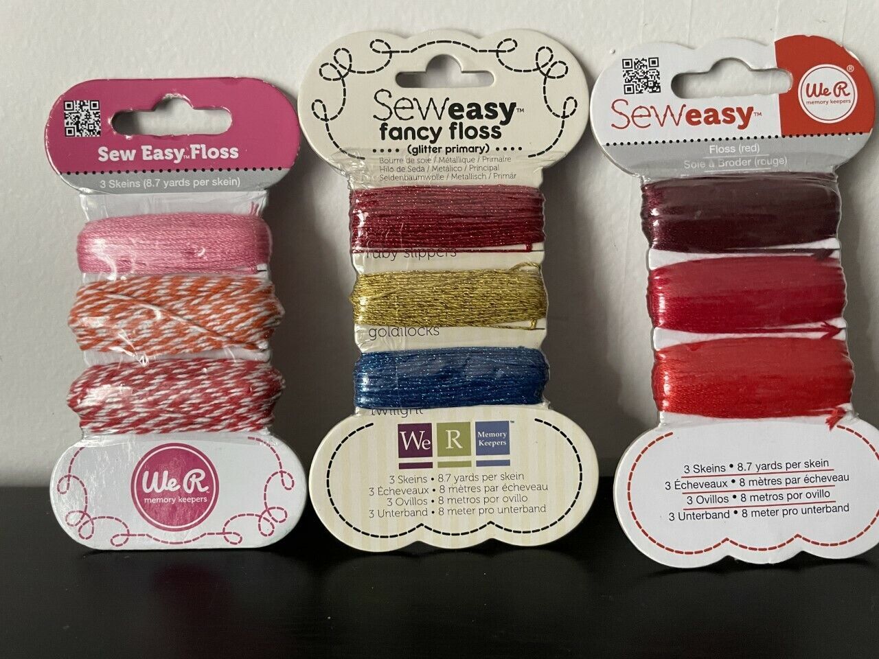 We R Memory Keepers Sew Easy Floss and Fancy Floss-Your Choice of Color - £7.03 GBP