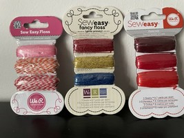 We R Memory Keepers Sew Easy Floss and Fancy Floss-Your Choice of Color - £7.15 GBP