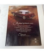 1983 Cadillac Eldorado color photo vintage print Ad - $7.69