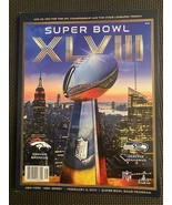 2014 Super Bowl XLVIII 48 Official Program Seattle Seahawks Denver Broncos - $7.20