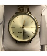 Nine West Women&#39;s Sunray Dial Mesh Bracelet Watch - Broken Band - $27.15 CAD