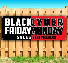 Black Friday Cyber Monday Sale Advertising Vinyl Banner Flag Sign Many Sizes - £18.69 GBP+