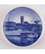 Royal Copenhagen Plaquette 54-2010 Vand-Arnet Esbjerg Mini Plate Butter Pat - £8.47 GBP