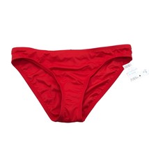 La Blanca Island Goddess Solid Hipster Bikini Bottom Cherry Red 8 - $19.24
