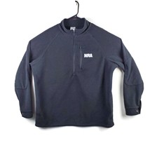 Mens National Rifle Association NRA Long Sleeve Fleece Jacket 1/2 Zip Up... - $29.65