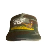 VTG Miller Beer Camo Corduroy Trucker Hat Snap Back Pheasant Extremely R... - €111,43 EUR