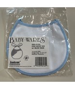 Janlynn 990-6162 BLUE Baby Wares Bib 6 1/2&quot; x 5&quot;  - 14 Count Aida -NEW/S... - $11.88