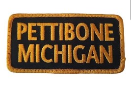 Pettibone Michigan Embroidered Patch Heavy Equipment 4&quot; X 2&quot; - $9.79