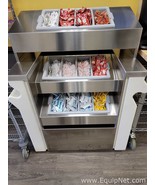 GalleyLine®  Matelock Condiment Cart with 12 Compartments, white 9440W/MH - $259.50