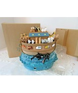 AVON 2001 ANIMATED &amp; MUSICAL NOAH&#39;S ARK TABLETOP DECOR INSPIRATIONAL TUN... - $47.23 CAD