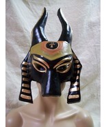 Black &amp; Gold Anubis Mask Ankh Mythical Greek Egyptian God Anpu Hound Jac... - $497.06 MXN