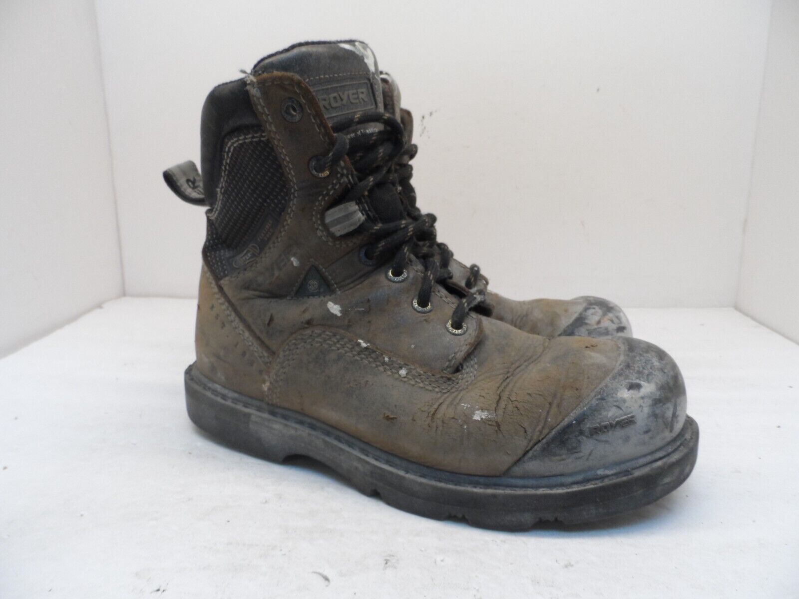 ROYER Men&#39;s 8&quot; FLX 8520FLX Composite Toe Work Boots Brown Size 7M - $24.93