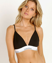 Calvin Klein Women&#39;s Unlined Triangle Bralette Size Medium New QF1061 001 - £14.14 GBP