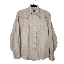 RU Resistol Pearl Snap Western Shirt University Fit Size Small - £15.81 GBP
