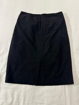 Focus 2000 Woman’s Rear Zipper & Slit Pull-On Black Poncil Skirt Size 8 Waist 32 image 2