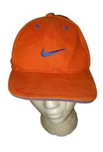 vintage Orange nike Blue swosh hat snapback with model number F8CCH - $20.00