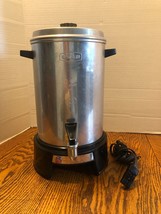 Vintage Westbend Aluminum 12-30 Cup Coffee Maker-Model 3510E-Works! - $21.95