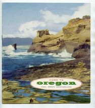 Come to Oregon Cool Green Vacation Land Booklet 1950's Paul Patterson Go... - $17.82