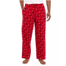 Holiday Flannel Pajamas 4XL pants red snowflakes lab dog New mens  - £21.83 GBP