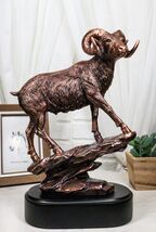 Wildlife Animal Taxidermy Bighorn Sheep Ram Climbing on Sloping Rock Sta... - $1,680.74 MXN