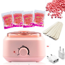 Wax Warmer + Hot Wax Beans Heater Hair Removal Depilator Portable Home S... - £31.96 GBP