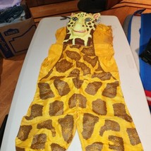 Vintage Ben Cooper Giraffe  costume &amp; mask with box Kids size small 4-6 - £18.43 GBP