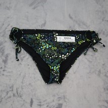 Adore Me Bottoms Women XL Black Casual Swim Bikini Floral Bathing Suit T... - $22.75