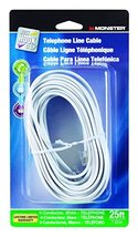 CORD PHONE LINE 25&#39; WHT - £13.11 GBP