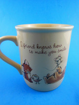 Hallmark Mug Mates Baby Animal A Friend makes you Smile Mug Cup Vintage - $10.88