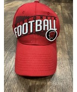 WISCONSIN BADGERS FOOTBALL ZEPHYR UNIVERSITY RED SNAPBACK DAD CAP HAT - $27.10 CAD